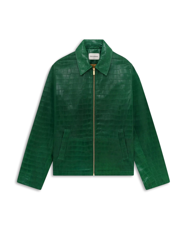 Veste Cuir Croco