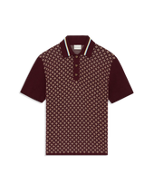 Polo Maille Jacquard Cravate