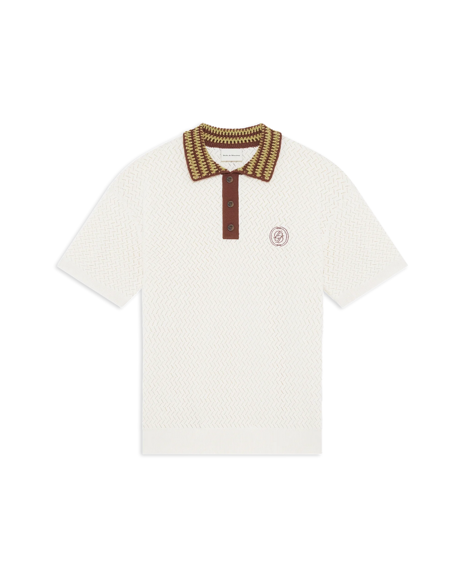 Polo Maille Ajour D Miroir