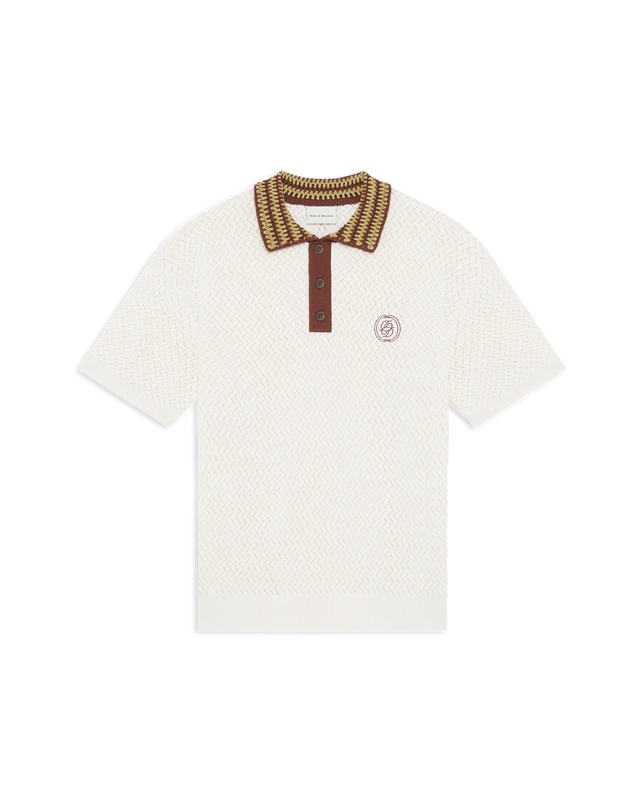 Polo Maille Ajouré D Miroir