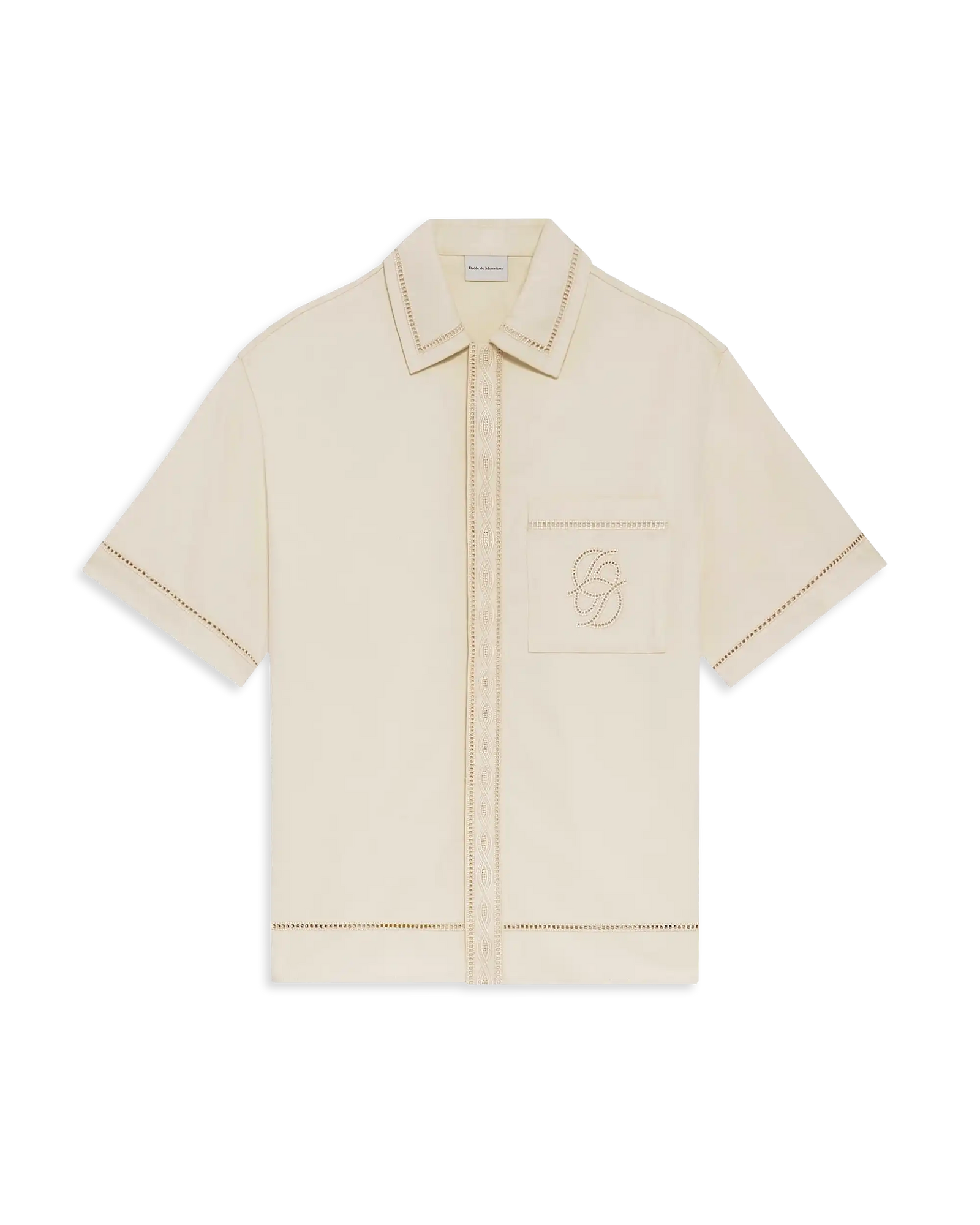 Chemise Broderie D Miroir Coton