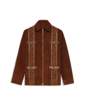 Veste Suède Brodée