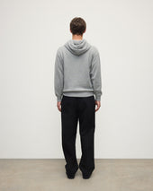 Light Grey Cashmere Hoodie