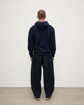 Dark Navy Cashmere Hoodie