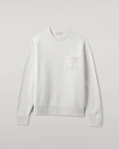 Oversized White Cashmere Jumper
