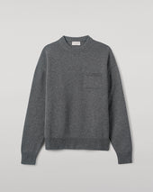 Oversized Mid Grey Cashmere Jumper
