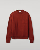Oversized Dark Red Cashmere Jumper