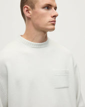 Oversized White Cashmere Jumper