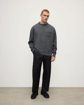 Oversized Mid Grey Cashmere Jumper