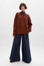 Oversized Red Cashmere Jumper