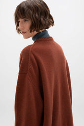 Oversized Red Cashmere Jumper