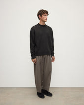Oversized Dark Grey Cashmere Jumper