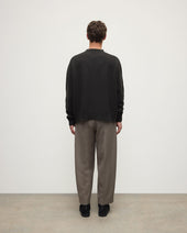 Oversized Dark Grey Cashmere Jumper