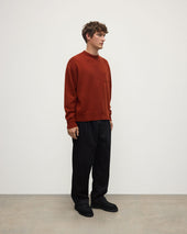 Oversized Dark Red Cashmere Jumper