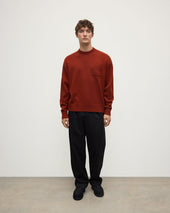 Oversized Dark Red Cashmere Jumper