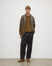 Pioneer Green Shawl Collar Cashmere Cardigan
