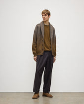 Pioneer Green Shawl Collar Cashmere Cardigan