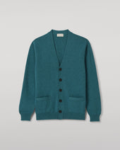 Redpath Green Cashmere Cardigan