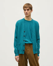 Redpath Green Cashmere Cardigan