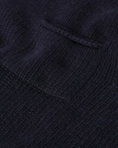 Dark Navy Cashmere Turtleneck Jumper