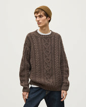 Macdonald Aran Cable Cashmere Jumper