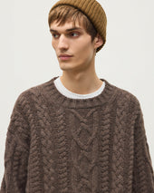 Macdonald Aran Cable Cashmere Jumper