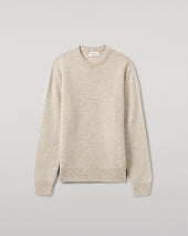 Cream Donegal Cashmere Marl Jumper