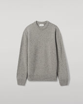 Grey Donegal Cashmere Marl Jumper