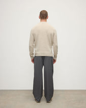 Cream Donegal Cashmere Marl Jumper