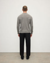 Grey Donegal Cashmere Marl Jumper