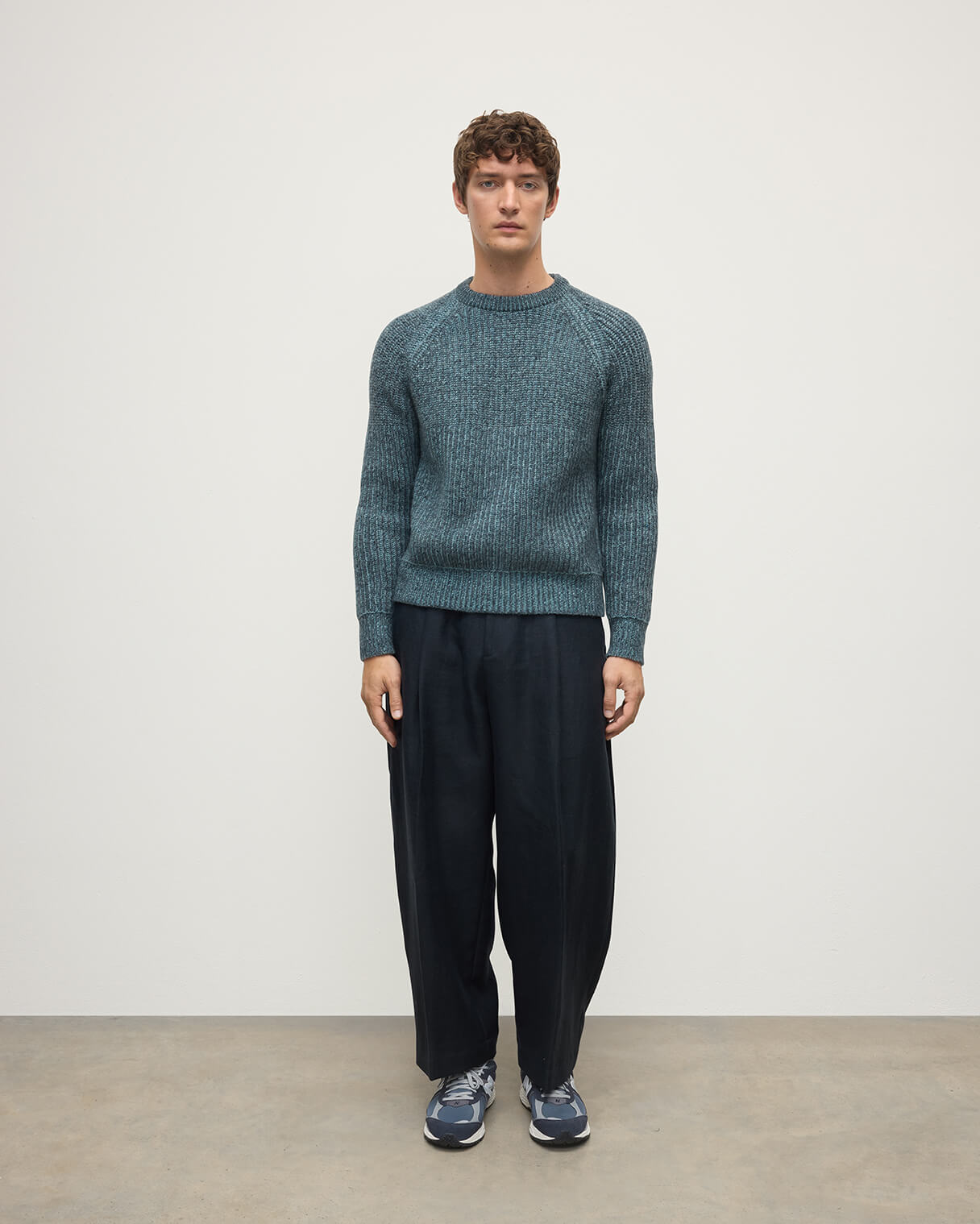 Ribbed Donegal Cashmere Jumper