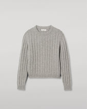 Peel Grey Cashmere Jumper