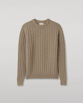Peel Light Brown Cashmere Jumper