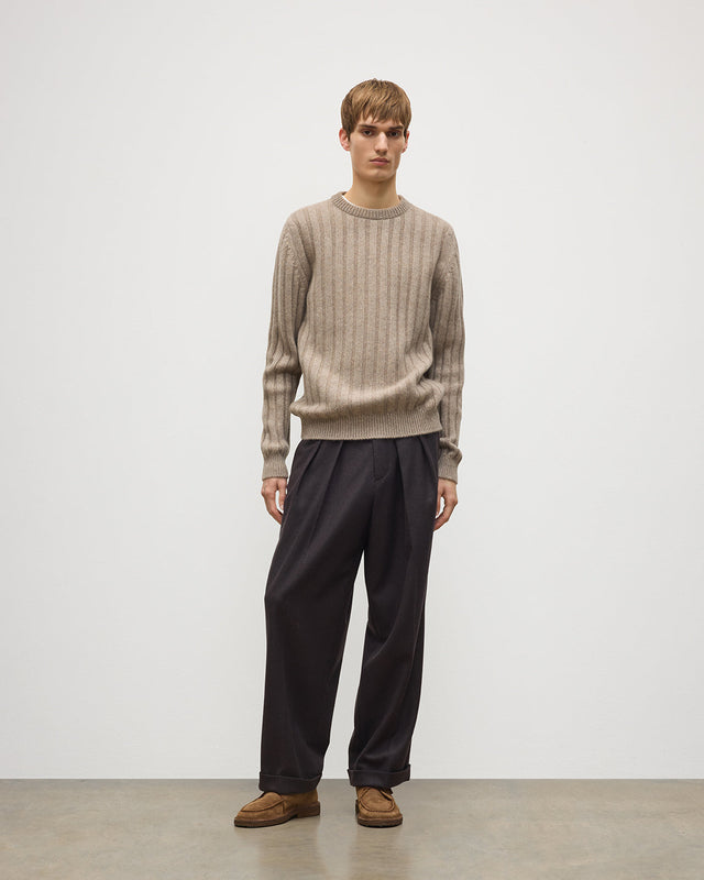 Peel Light Brown Cashmere Jumper
