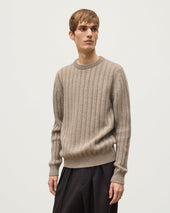 Peel Light Brown Cashmere Jumper