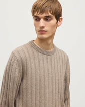 Peel Light Brown Cashmere Jumper