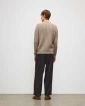 Peel Light Brown Cashmere Jumper