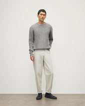Peel Grey Cashmere Jumper