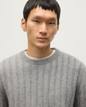 Peel Grey Cashmere Jumper