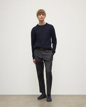 Peel Dark Navy Cashmere Jumper