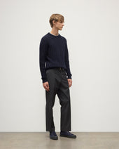 Peel Dark Navy Cashmere Jumper