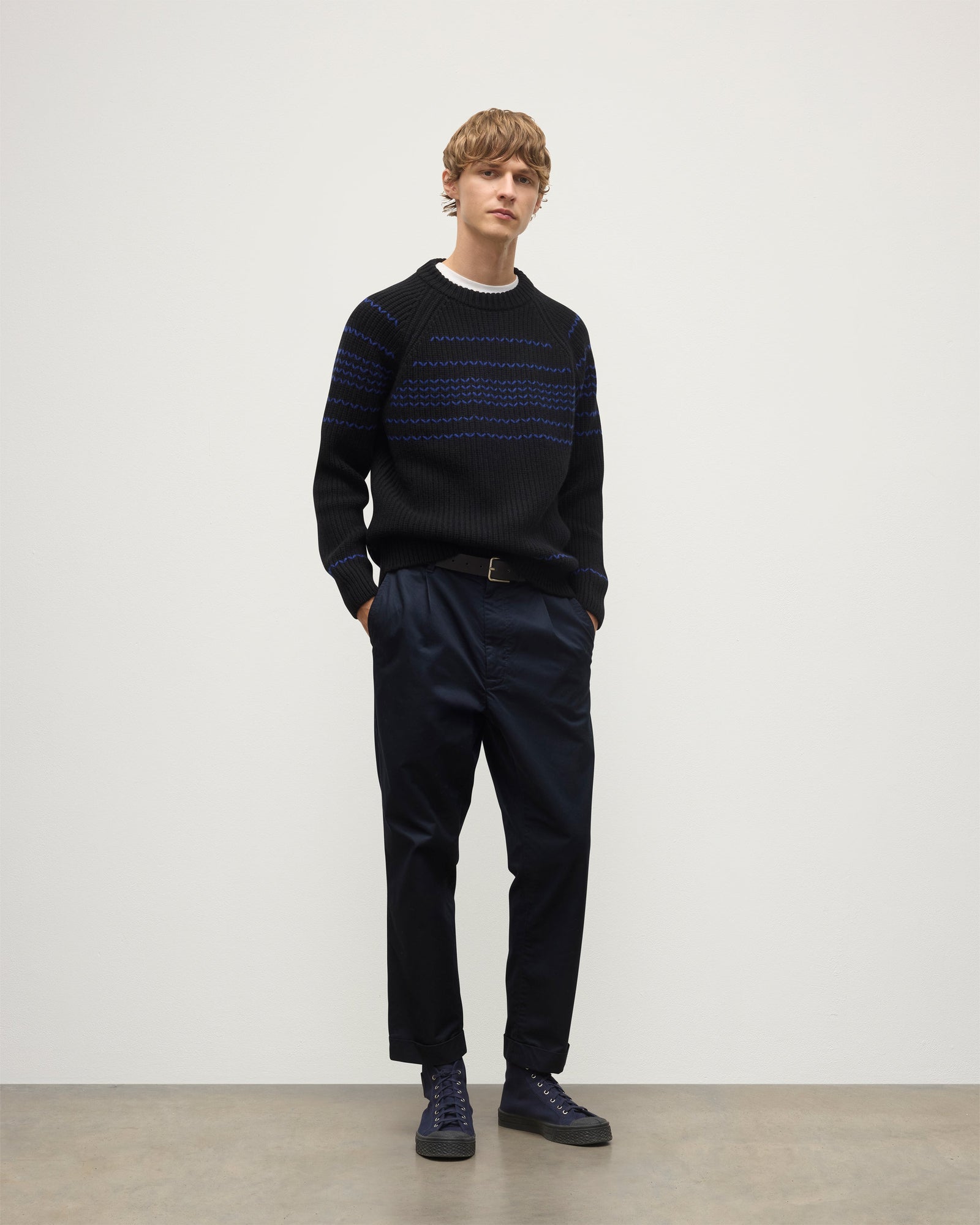 Summit Blue Cashmere Jumper