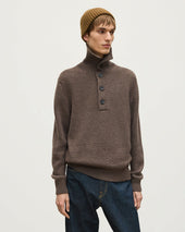 Douglas Button Neck Cashmere Jumper