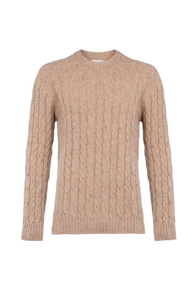 Donegal Cashmere Cable Jumper