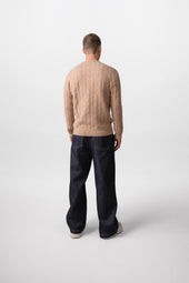 Donegal Cashmere Cable Jumper