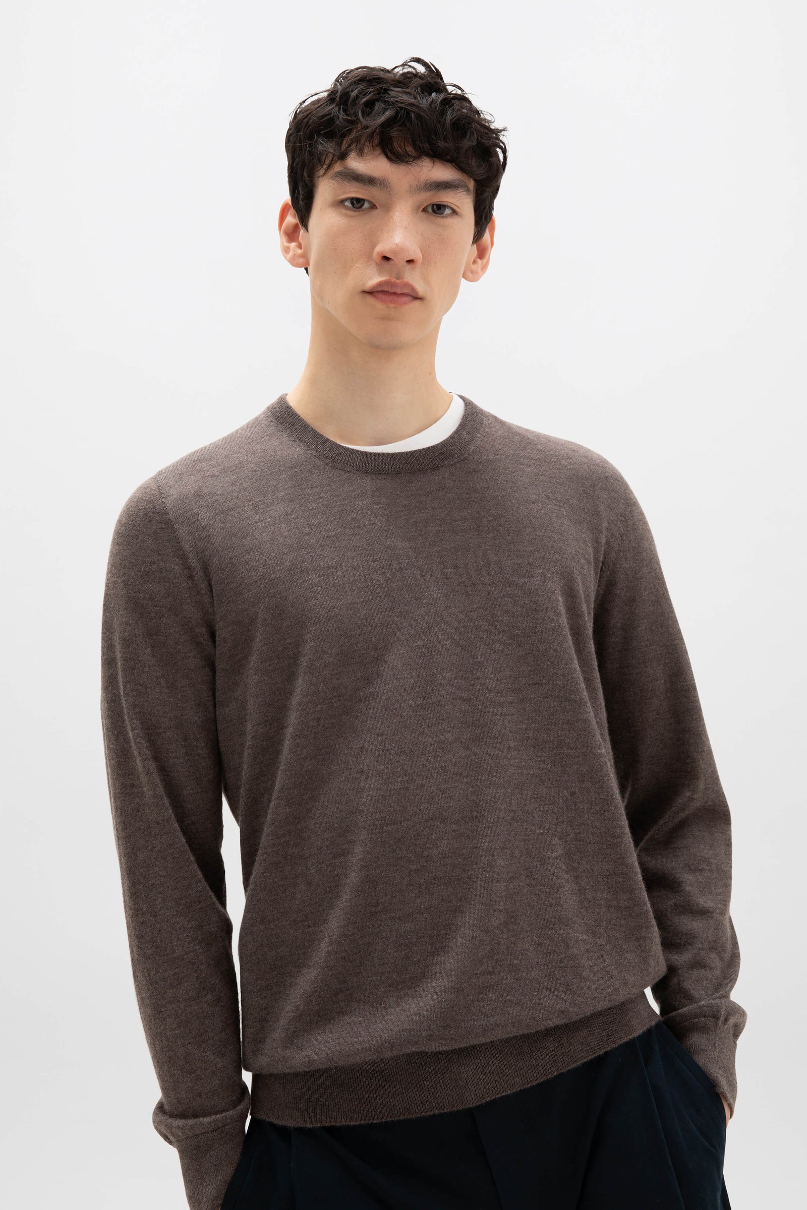 Superfine Cashmere Round Neck Jumper
