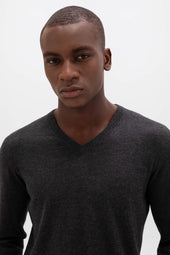 Superfine Cashmere V Neck Jumper