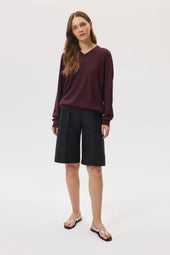 Superfine Cashmere V Neck