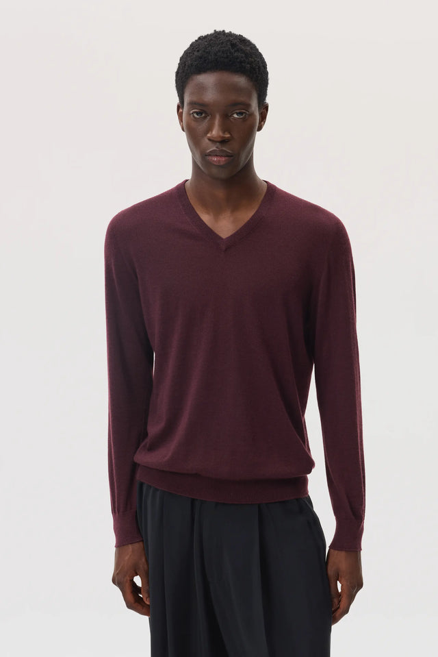 Superfine Cashmere V Neck