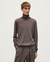 Fin Cashmere Roll Neck Jumper